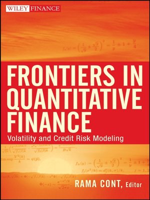 cover image of Frontiers in Quantitative Finance